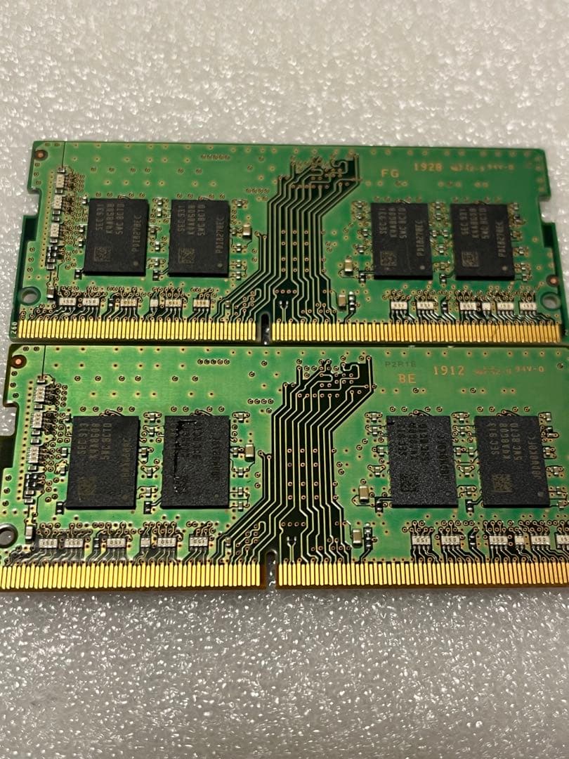 T3 SAMSUNG 8GB2枚 16GB PC4 BIOSチェック✓