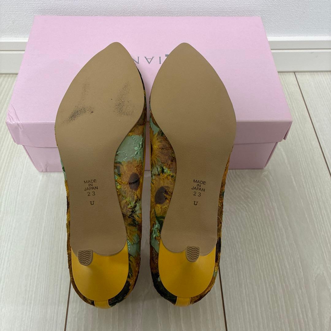 DIANA】絵画シリーズ ゴッホ ひまわり パンプス - メルカリ