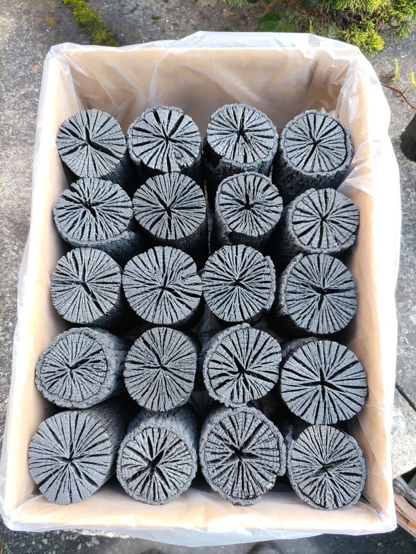 愛媛産】クヌギ炉用胴炭約5kg 皮剥がれ - 工芸品オンライン 通販