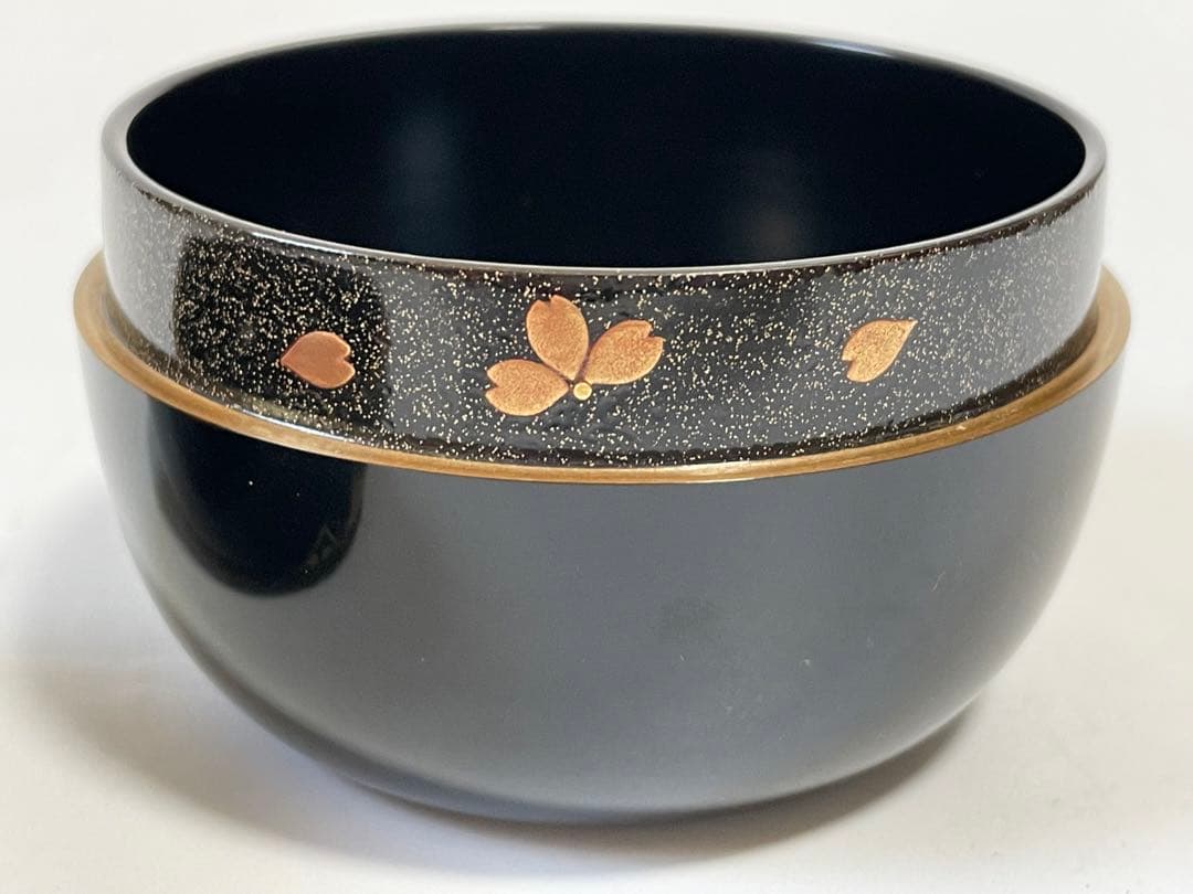 大多尾重則作 色紙春秋蒔絵 平棗 なつめ 棗 茶道具 共箱 蒔絵 桜 菊