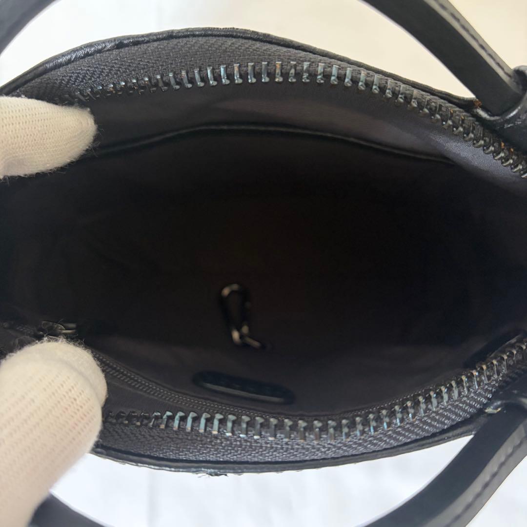 未使用級】ECCO ドクターズバッグS ショルダー 2way レザー ブラック