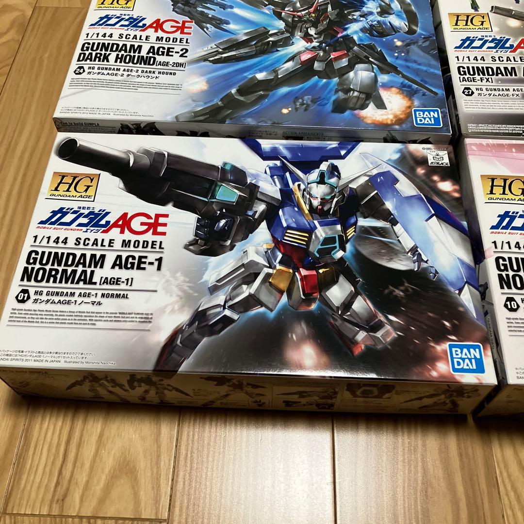HGガンダムAGE-1 2 3 フォートレス オービタル FX ダークハウンド