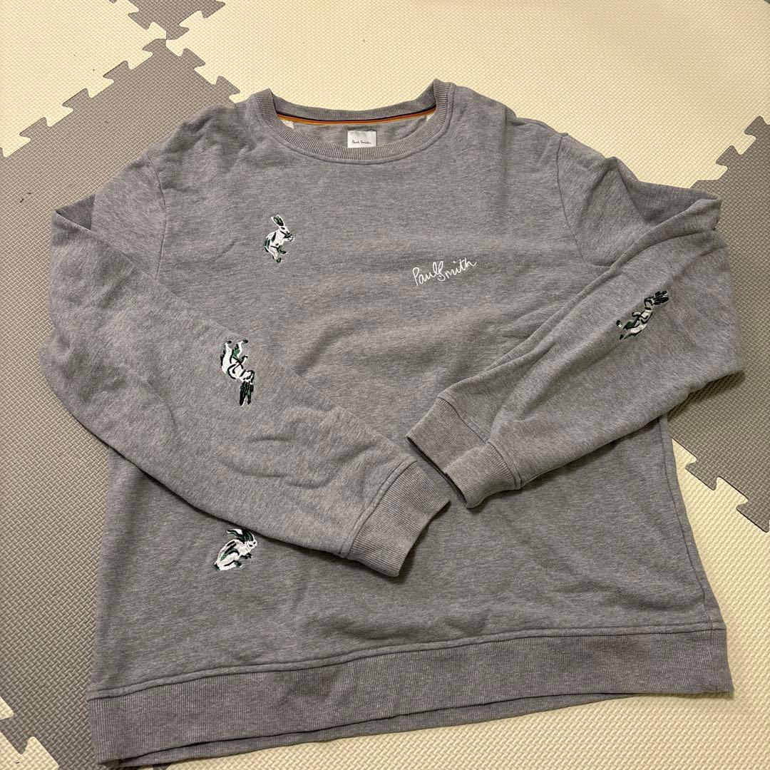【本日限り】Paul Smith グレー トレーナー 新品タグ付き】ポールスミス 長袖トレーナースウェット M グレー杢