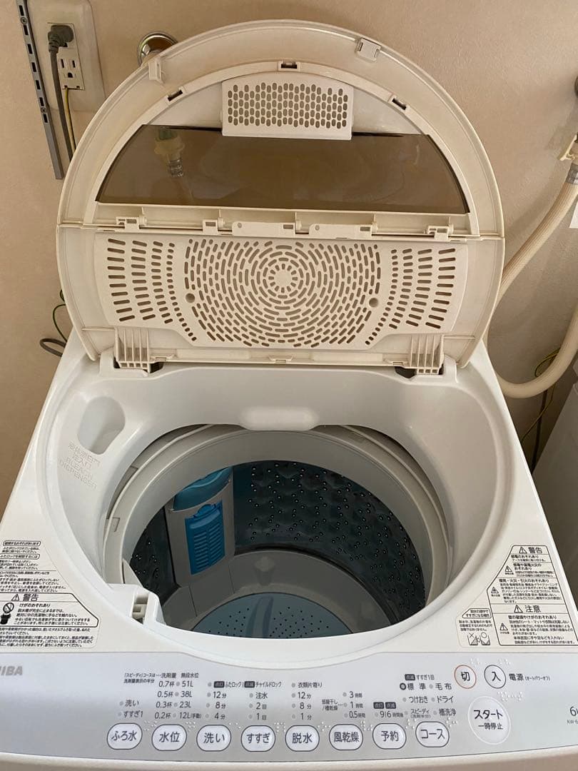 TOSHIBA 全自動電気洗濯機 AW-60GM (2014年製) 6kg - メルカリ