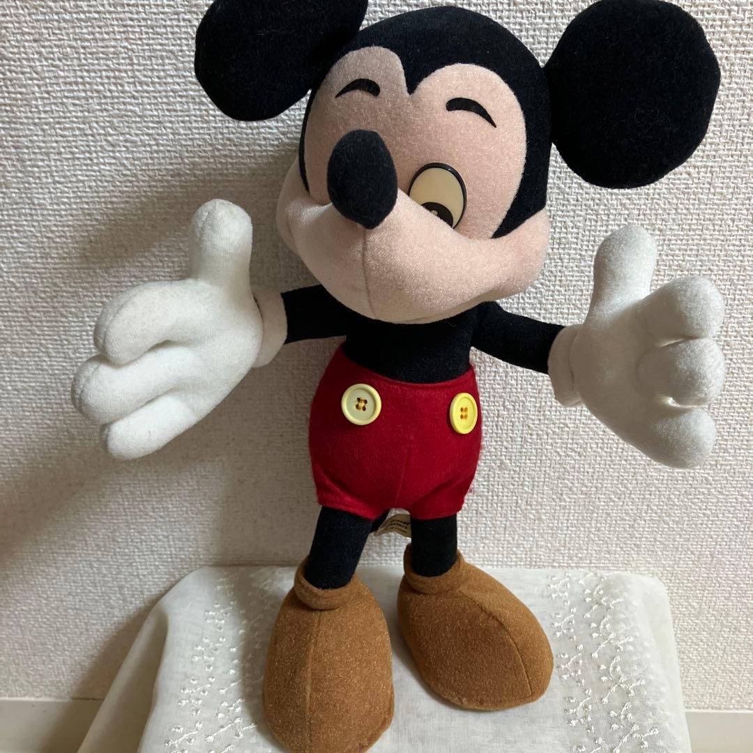 レア ディズニーリゾート 初期 ミッキーマウス ぬいぐるみ - メルカリ
