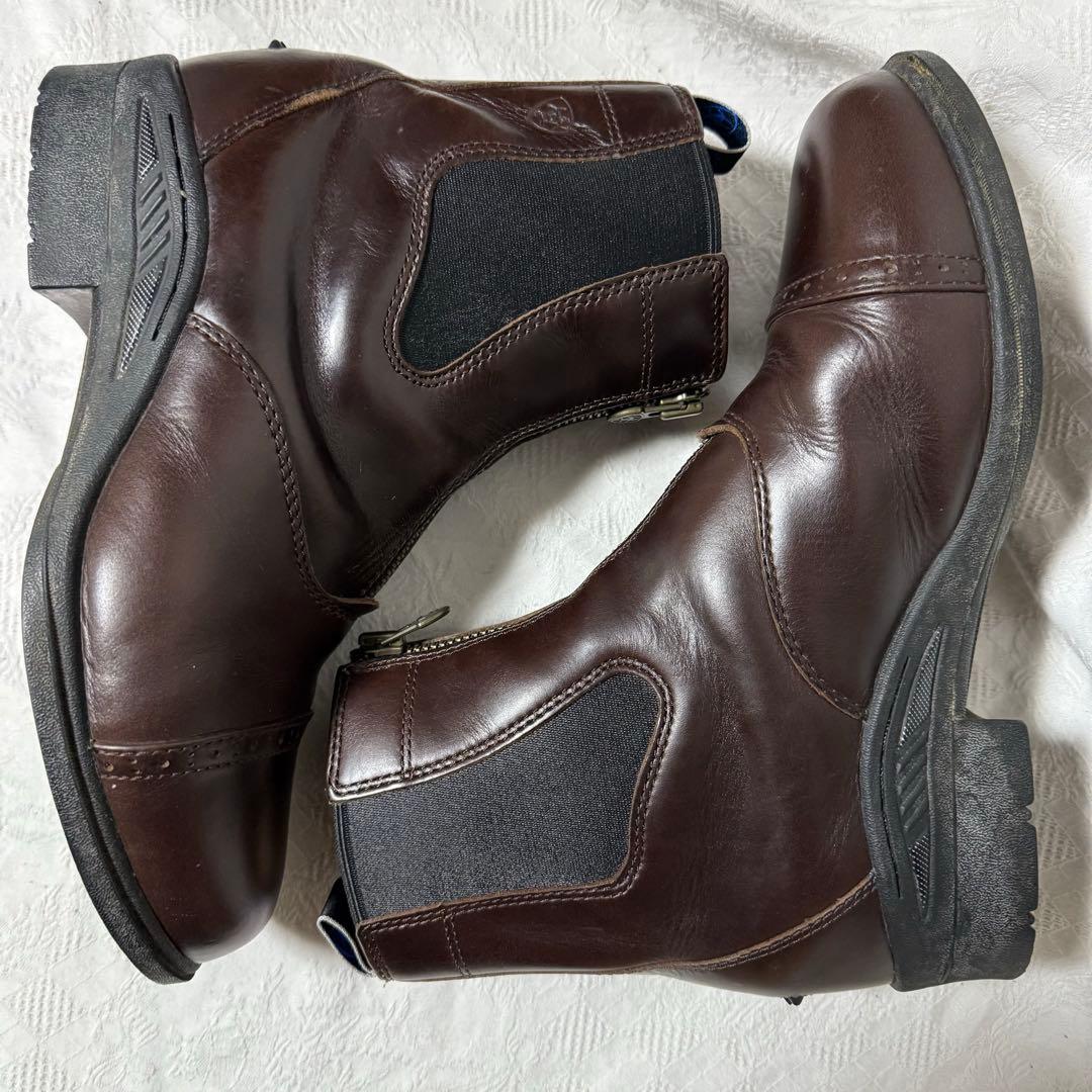 ARIAT サイドゴアブーツ フロントジップ US8 26cm - メルカリ