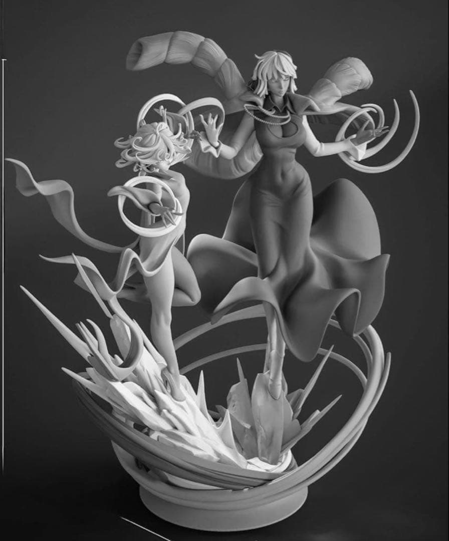 タツマキ フブキ ガレージキット 未塗装未組立 ガレキ ワンパンマン 1