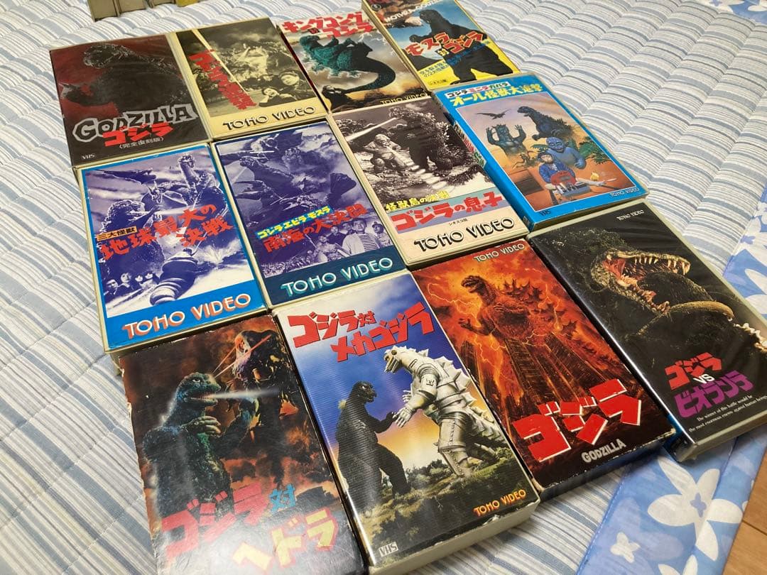 レア ゴジラ VHSビデオ12本 東宝特撮 少年リック 酒井ゆうじ エクス
