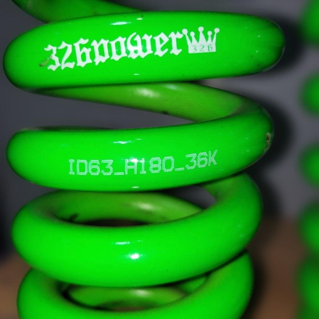 n*b様 326power チャラバネ ID63_H180_36K 緑 - メルカリ