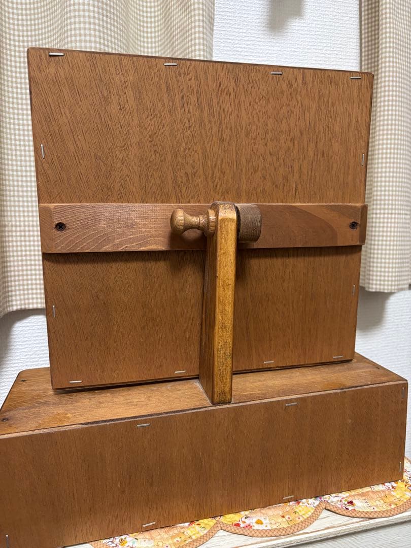 チューリップ様専用 アンファン 引き出し付卓上鏡 鏡台