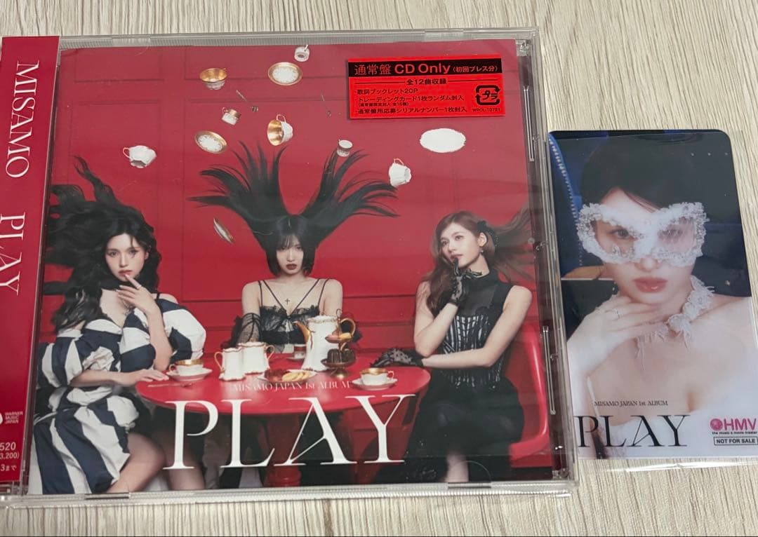 MISAMO play 通常盤 CD HMV特典 クリアトレカ モモ - メルカリ