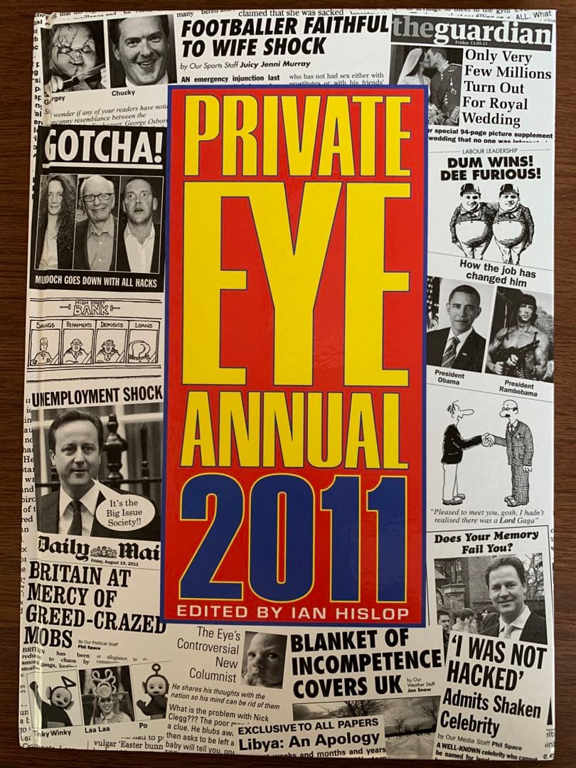 入手不可能①PrivateEye The First50Years②2011年鑑