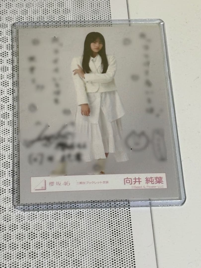 向井純葉 直筆サイン 三期生ブックレット衣装 ヒキ座り - メルカリ