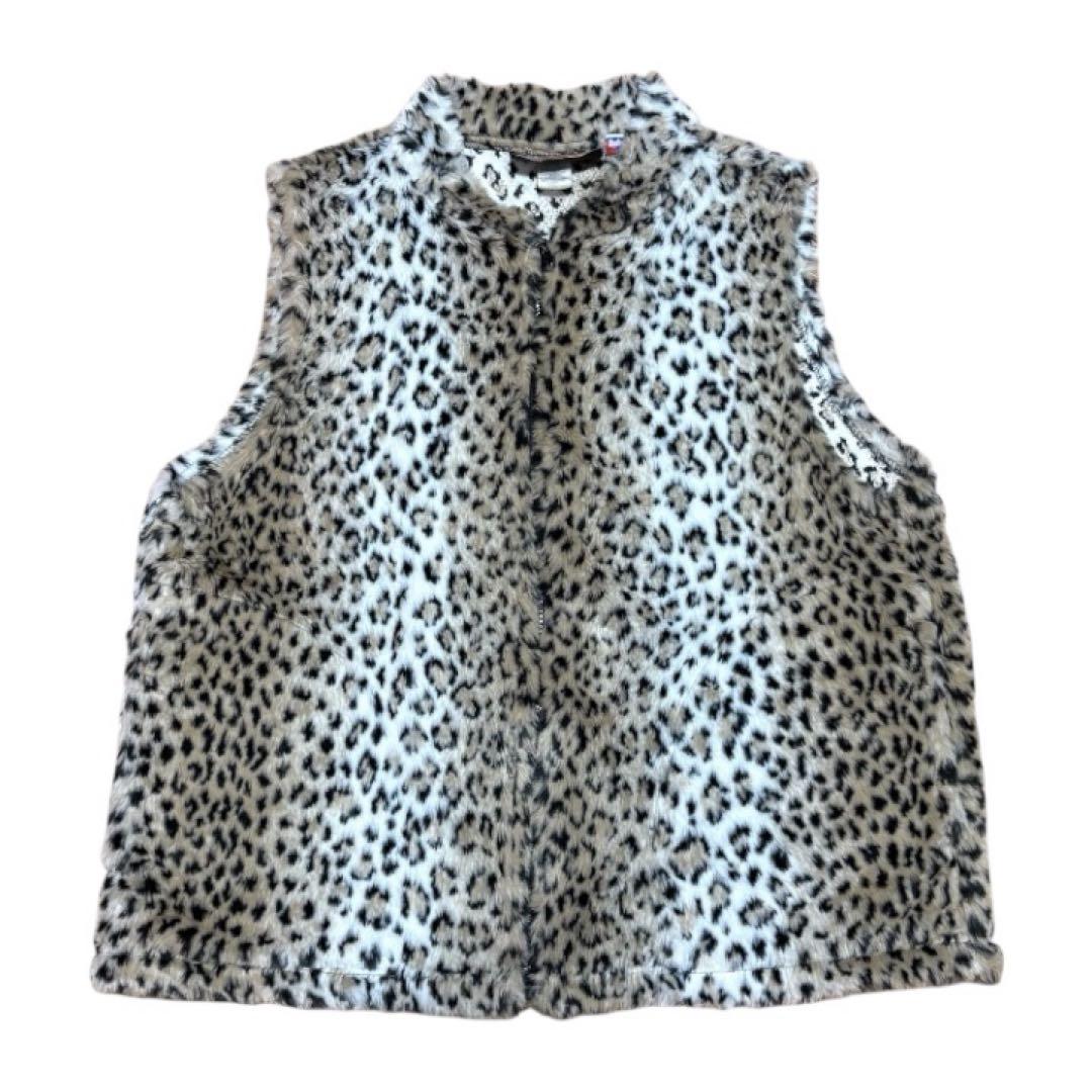 90s Cobblestone Canyon レオパード ベスト USA製 XL - メルカリ