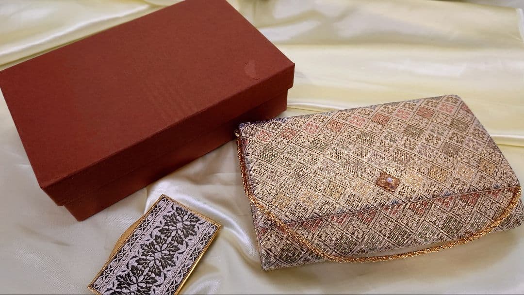 MIKIMOTO ミキモト 西陣？和光？ 和装バッグ クラッチ - メルカリ