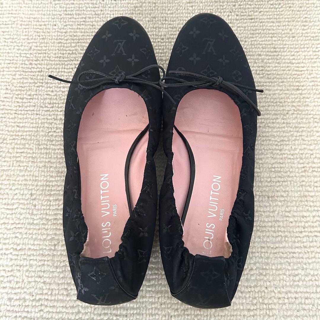 ルイヴィトン フラットシューズ モノグラム 23.5cm 36.5