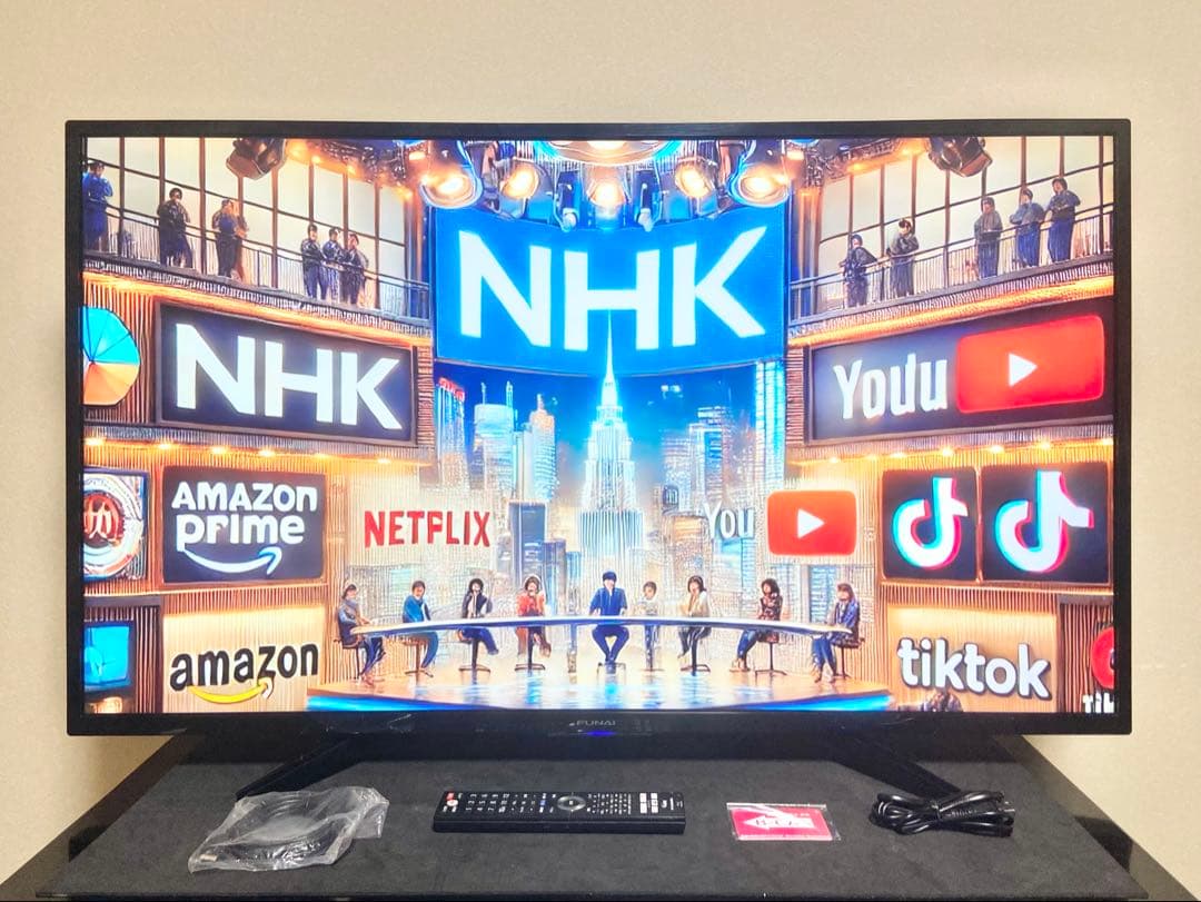 今だけ優待価格】FUNAI 49V型4K｜近郊8000円引＆無料配送 - メルカリ