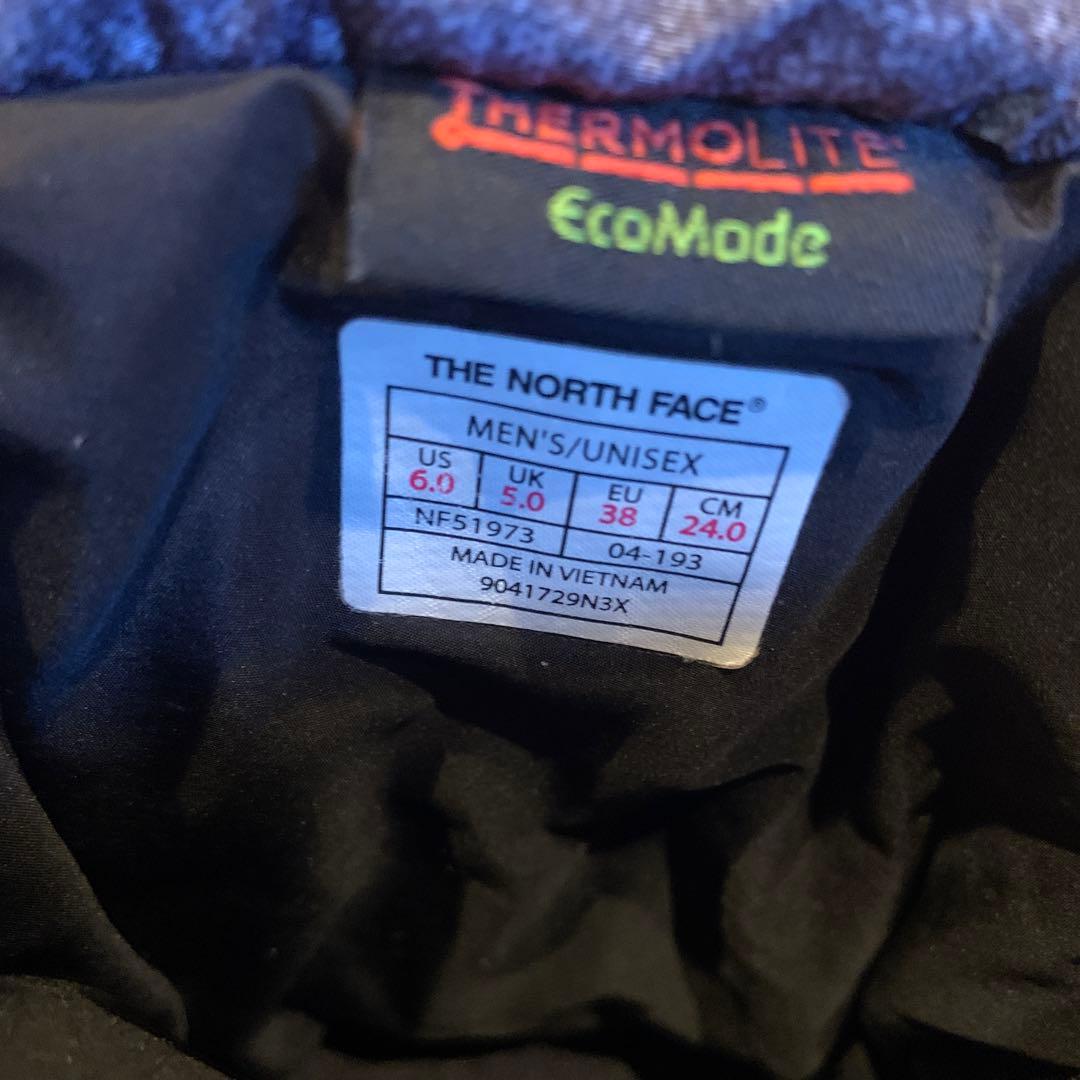 【美品】THE NORTH FACE スノーブーツ　グレー　24.0cm