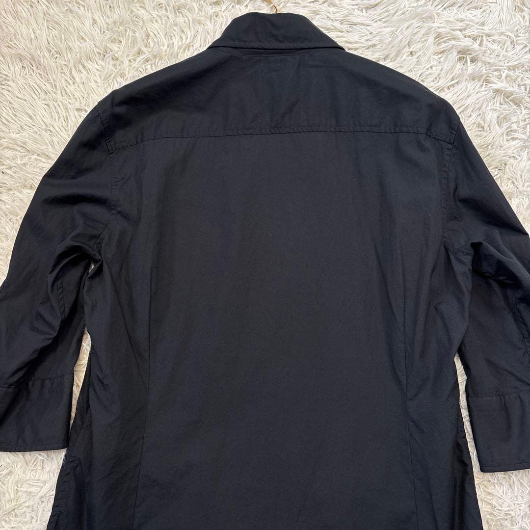 美品【ヴィヴィアンウエストウッドメン】ブラック オーブ 七分袖 変形