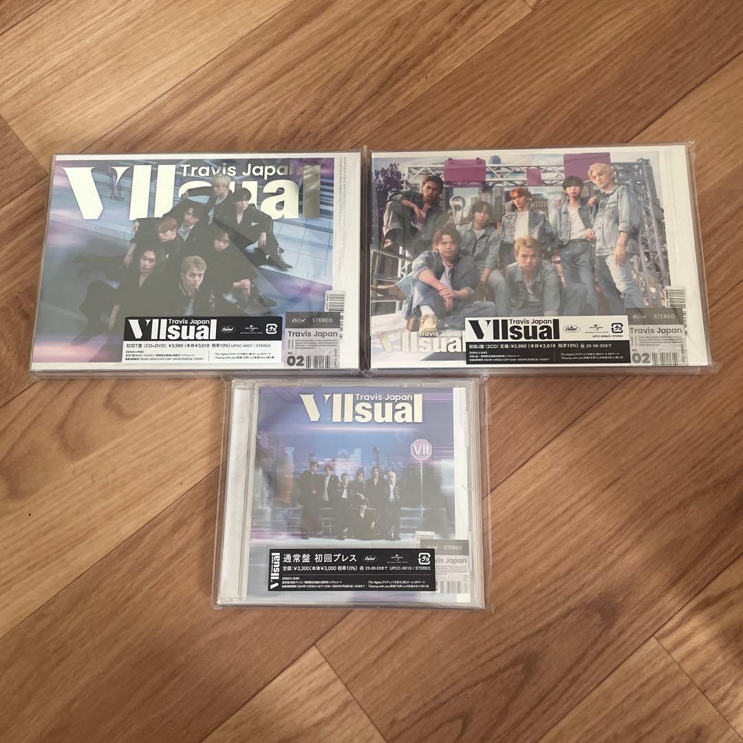 【新品未開封】Travis Japan VIIsual 3形態 3形態同時購入Blu-rayセット》Travis Japan Concert Tour 2025 VIIsual