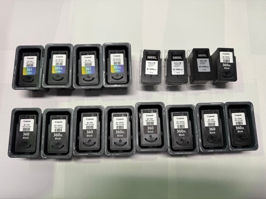 Canon キャノン 純正/互換性インクカートリッジ 使用済み 16個セット Amazon.co.jp: Canon キヤノン 純正 インクカートリッジ BCI-16 Color