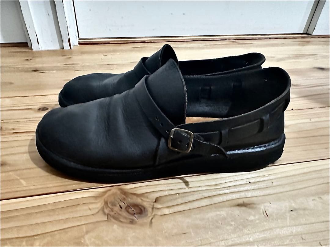 AURORA SHOES オーロラシューズ ミドルイングリッシュ ブラック 28