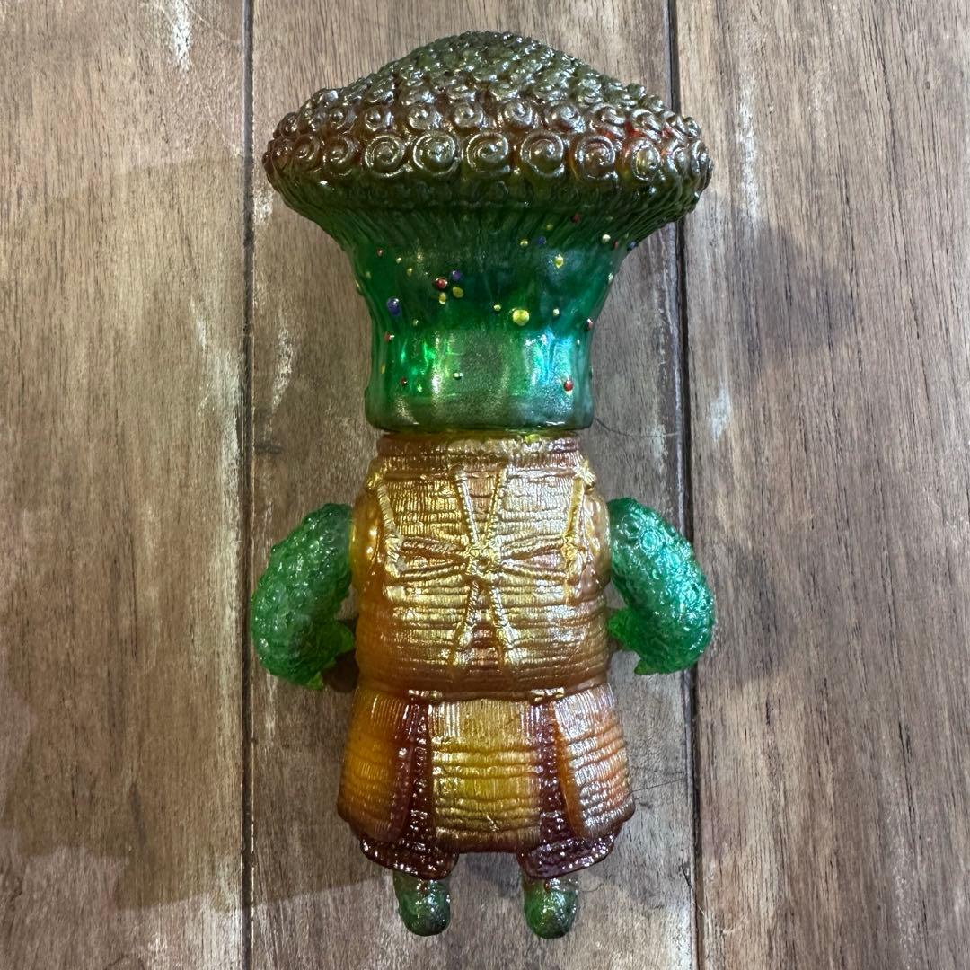 ソフビ リペイント キノコ王子 侍ボディー インディーズソフビ もう