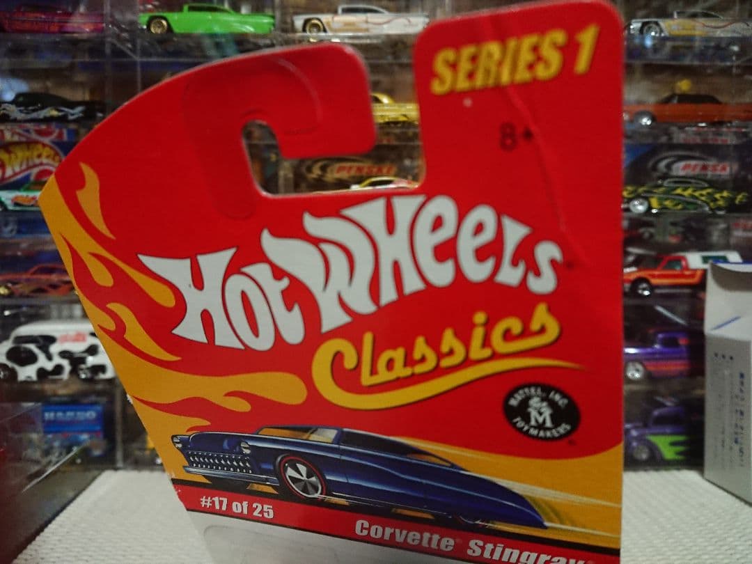 ホットウィール コルベットスティングレー台紙右上曲がり - メルカリ
