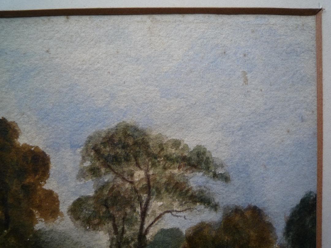 クロード・ロラン「田舎風景」淡彩画（水彩） 3号大 - メルカリ