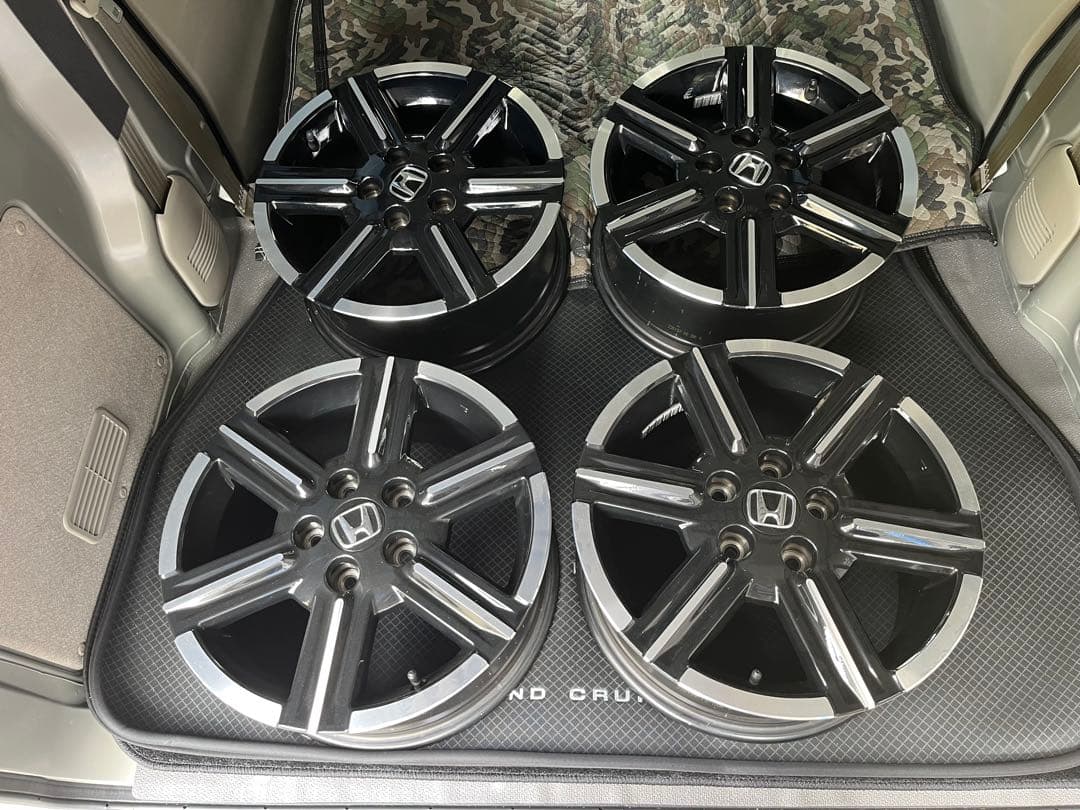 ヴェゼル 純正ホイール 16インチ 7j +50 PCD114.3 黒　4本 ホンダ ヴェゼル 純正 16in 7J +50 PCD114.3 4本 オデッセイ