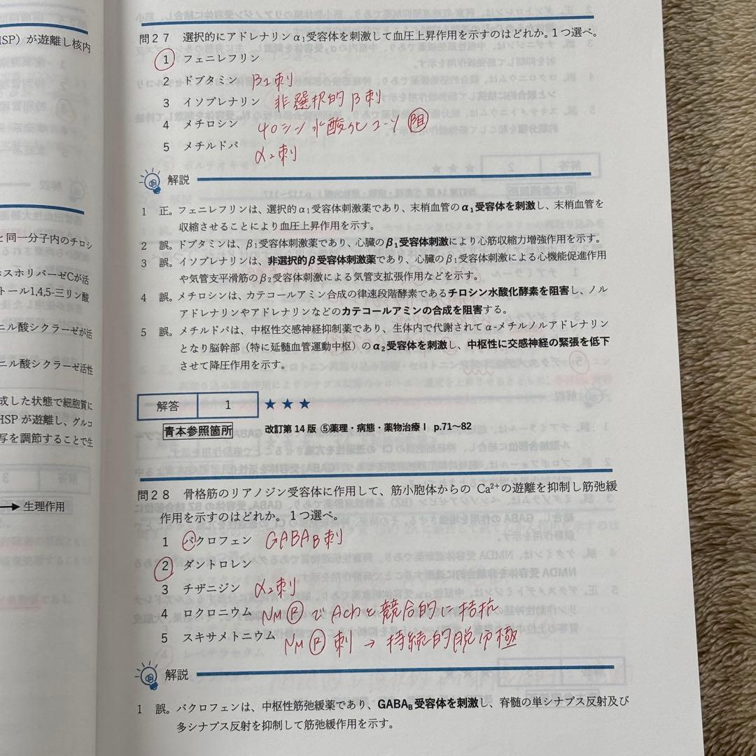 薬剤師国家試験 薬ゼミ 全国統一模擬試験 解答解説 2024年度3冊セット