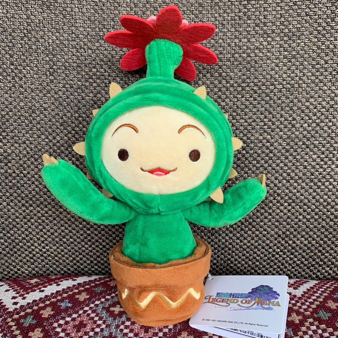 聖剣伝説レジェンドオブマナ サボテン君 ぬいぐるみ - メルカリ