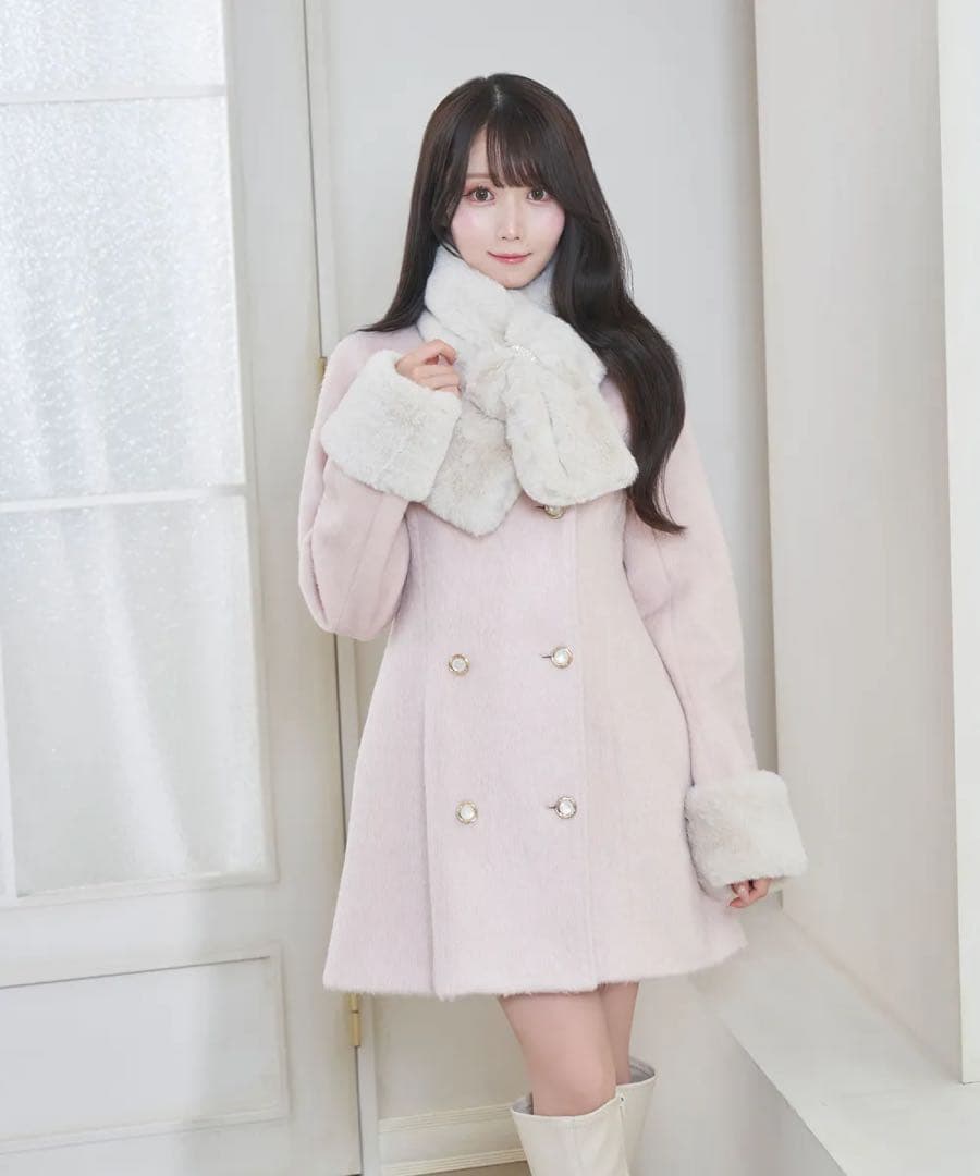 ロゼミューズ コート tippet muffler set coat 大谷映美里 - メルカリ