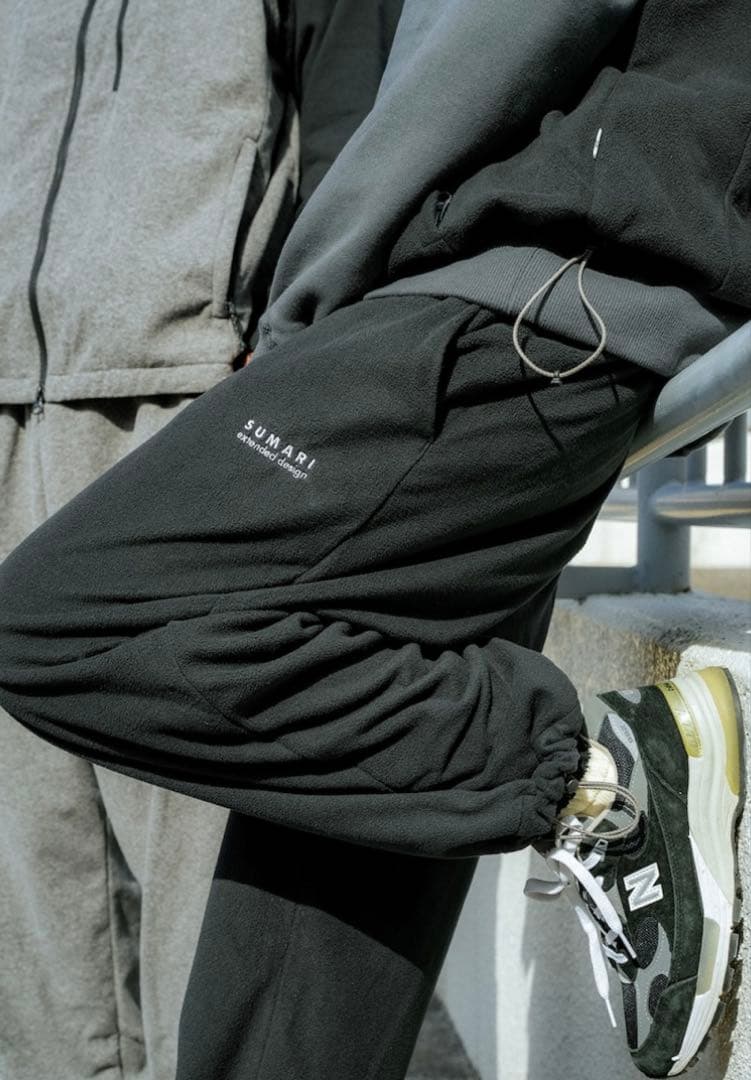 SUMARI ブラック フリースベスト&パンツ セットアップ - メルカリ