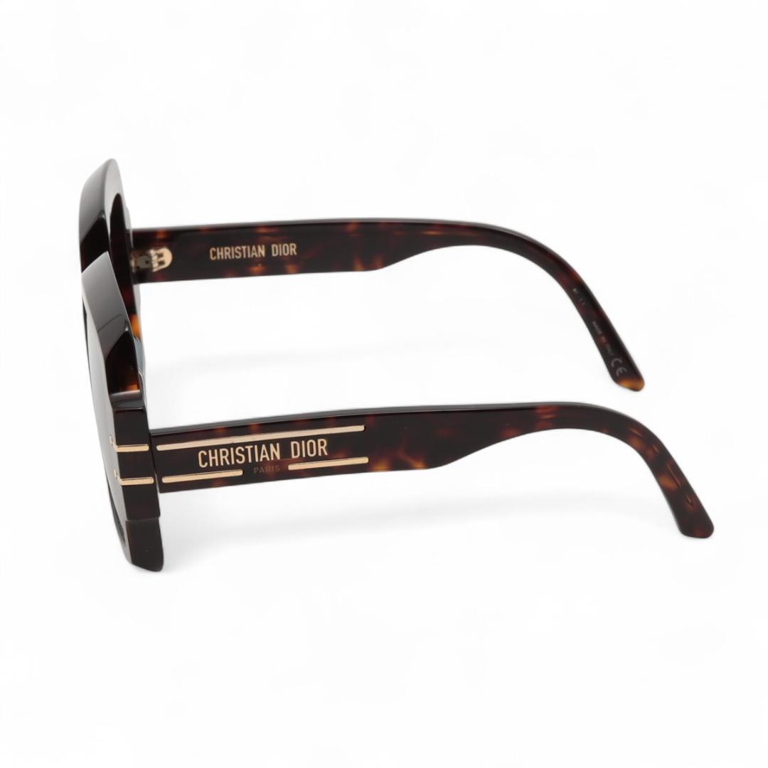 K5412 クリスチャンディオール サングラス ブラック ロゴ べっ甲 20B0
