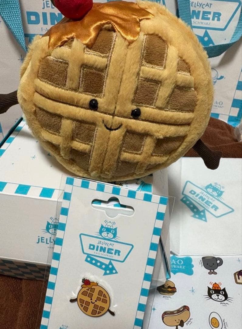 ジェリーキャット ニューヨーク限定 ワッフル ピンバッジなど一式