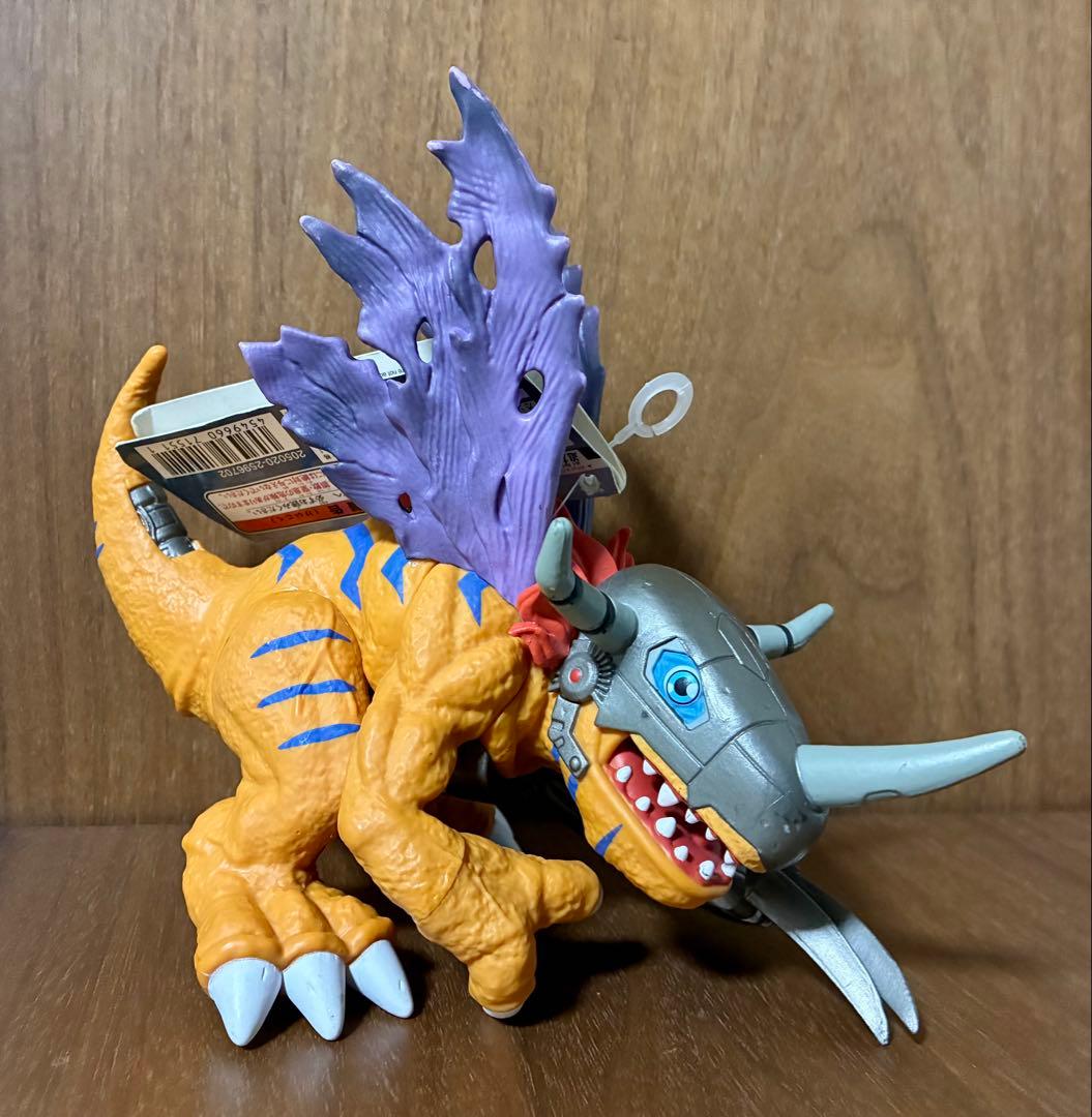 ダイナモーション メタルグレイモン ソフビ フィギュア デジモン