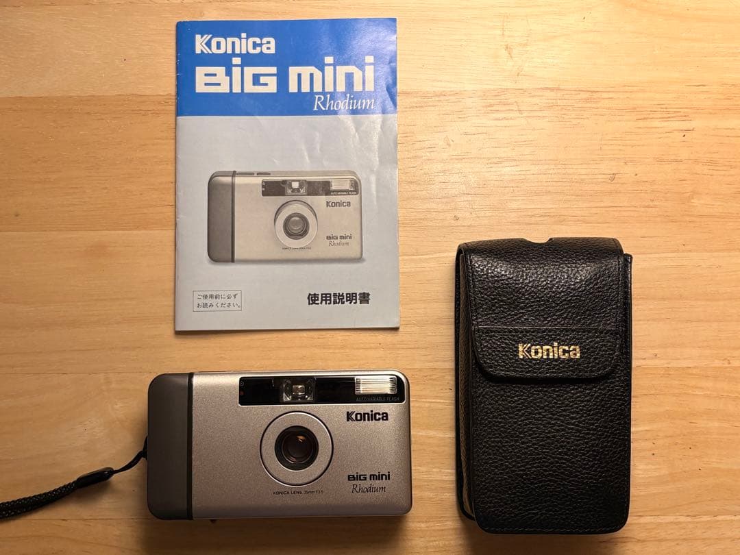 美品】Konica BIG mini Rhodium フィルム BM-301 - メルカリ