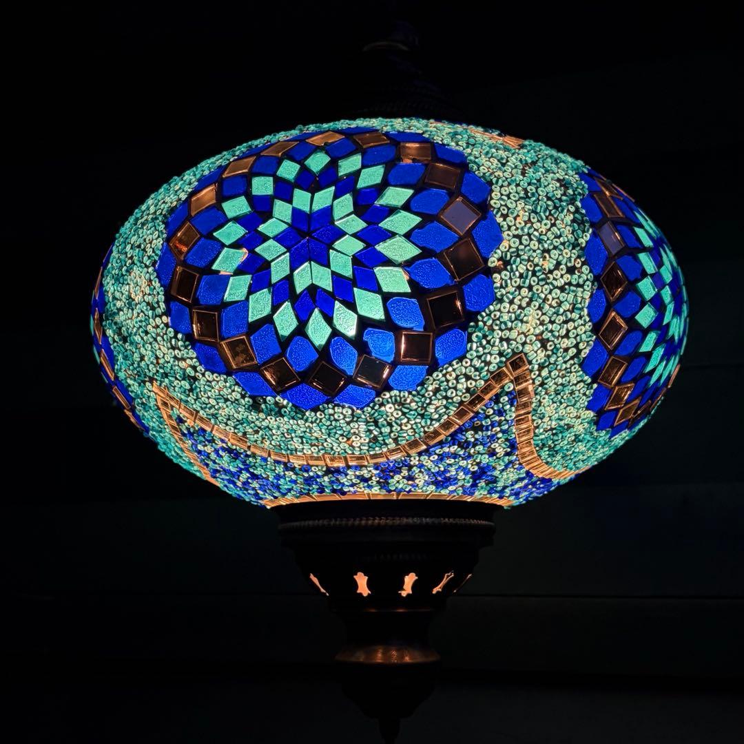 トルコランプ　ペンダントライト ペンダントライト トルコランプ ステンドグラス ペンダントランプ