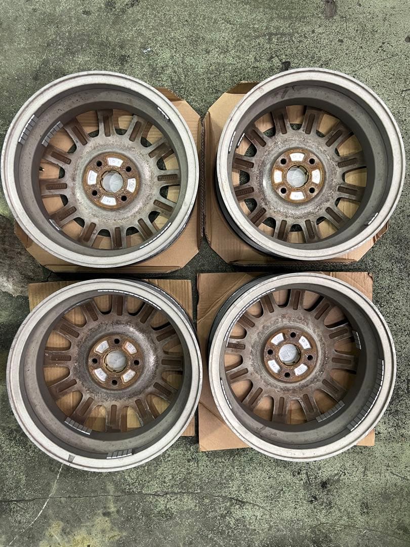 美品です。様専用N-BOX純正4.5J+45 100 中古アルミホイール4本①