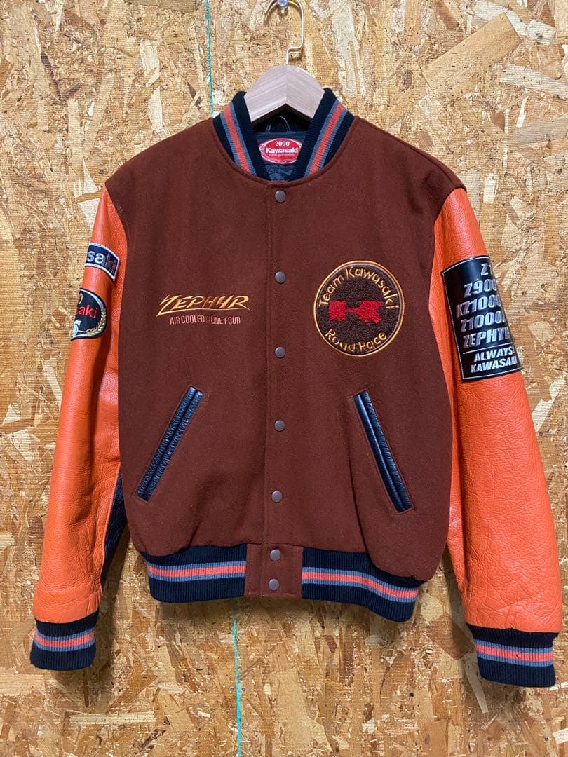 非売品☆カワサキ/kawasaki☆スタジャン/スタジアムジャンパー