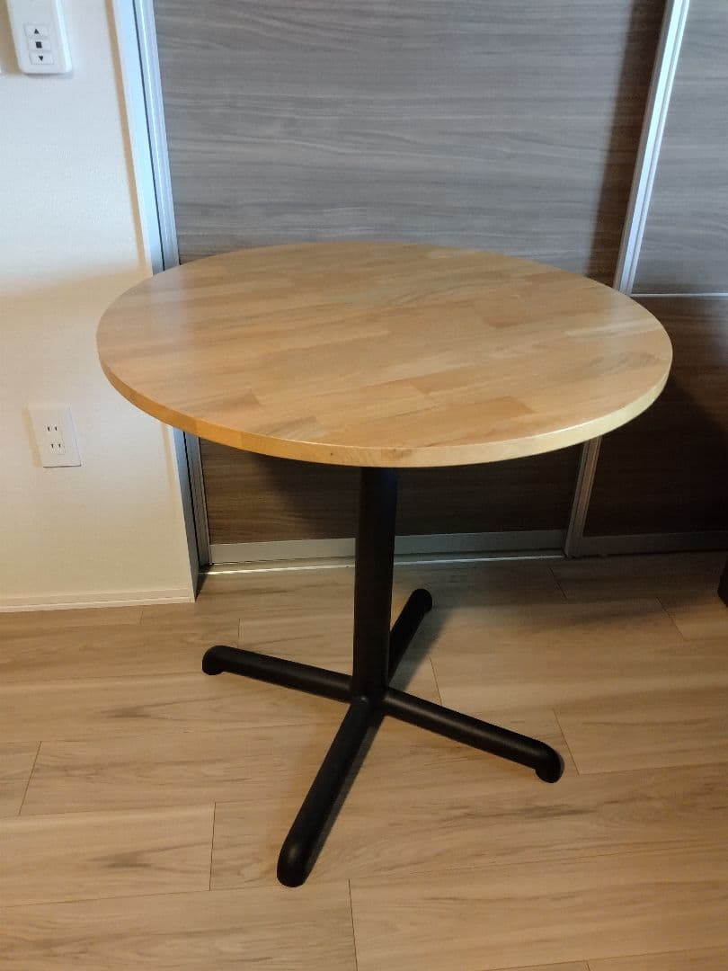 IKEA　STENSELE 　丸テーブル　※手渡しのみ STENSELE ステーンセレ テーブル, チャコール/チャコール, 70 cm - IKEA