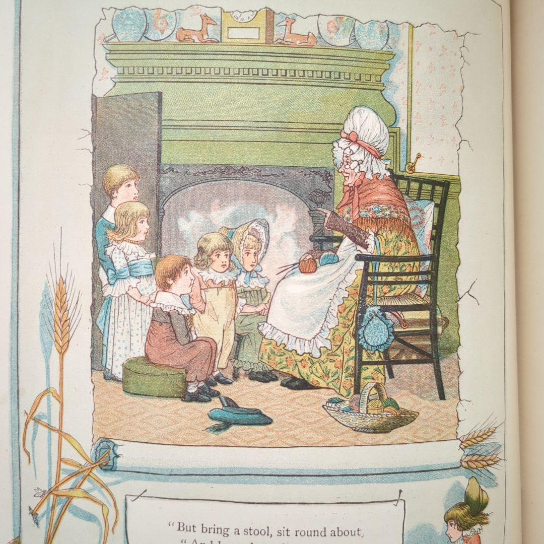 稀少1882アンティーク絵本 児童書 洋書古書 ヴンテージ ヴィクトリアン