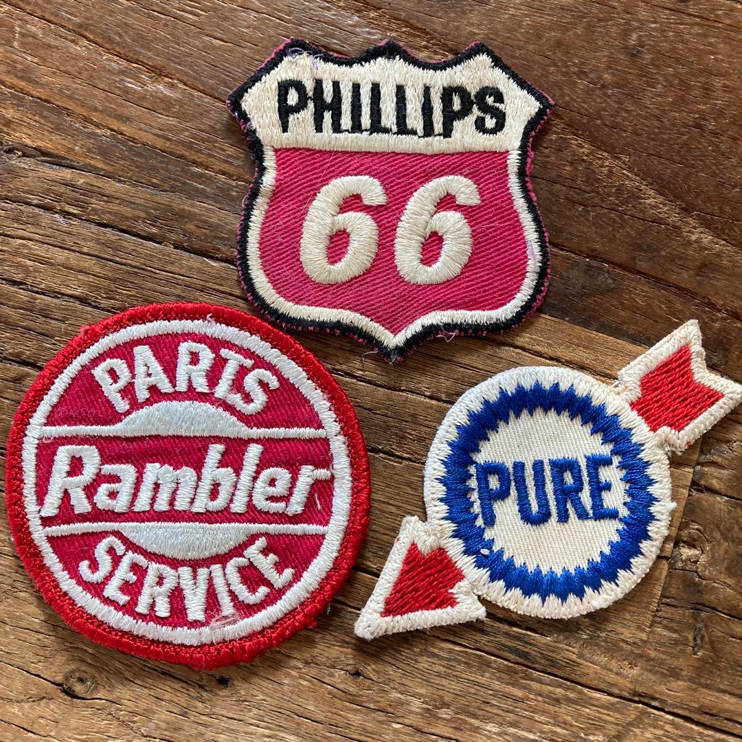 60's ヴィンテージ ワッペン オールド オイル モーター バイカー