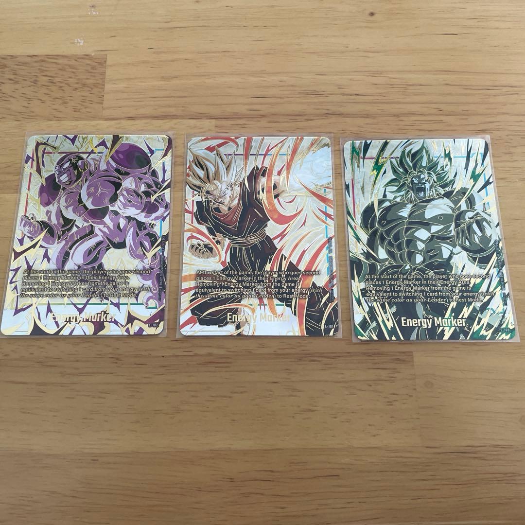 フュージョンワールド　ベジット　フリーザ　ブロリー　エナジーマーカー エナジーマーカー【☆】《ベジット》 オフィシャルカードケース版E-30