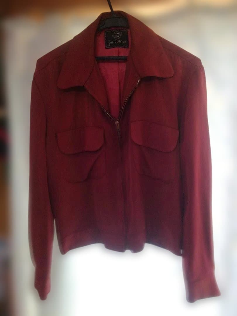 50sギャバジャン　ビンテージレーヨンギャバ 50s NORTEX レーヨン ギャバジンジャケット ギャバジャン 黒 L | ACORN