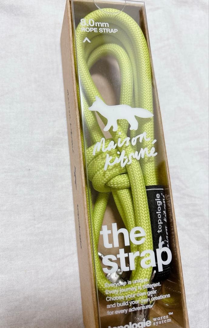 MAISONKITSUNE×TOPOLOGIE 8.0mm ROPESTRAP