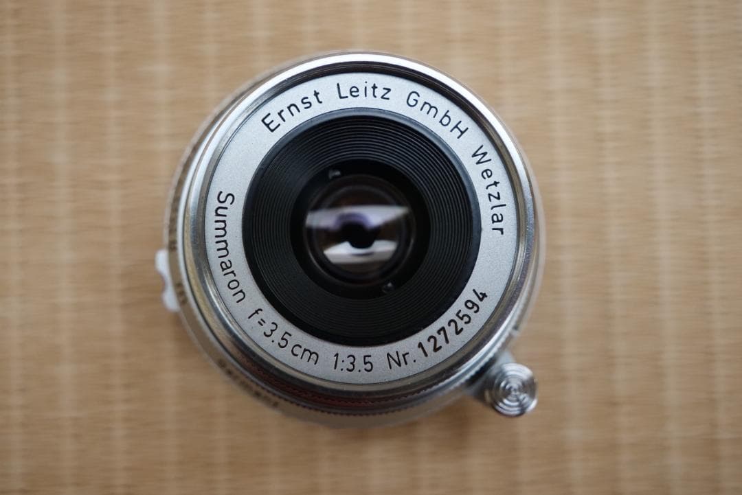 ライカ ズマロン 35㎜ F3.5 1955年製 純正フードIROOA付き - メルカリ