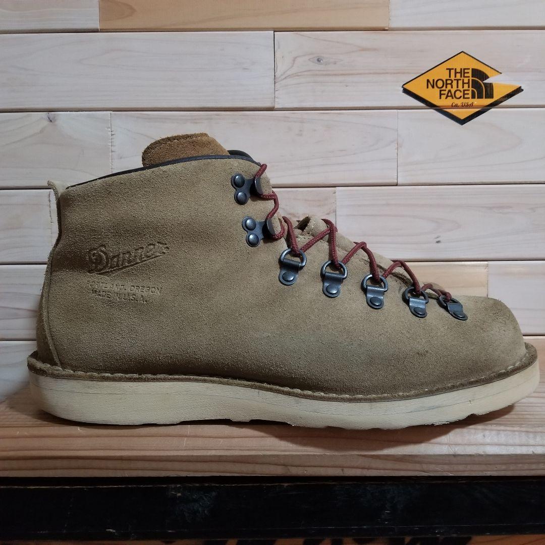 美品 廃盤 Danner ダナー マウンテンライト スエード 白タグ USA