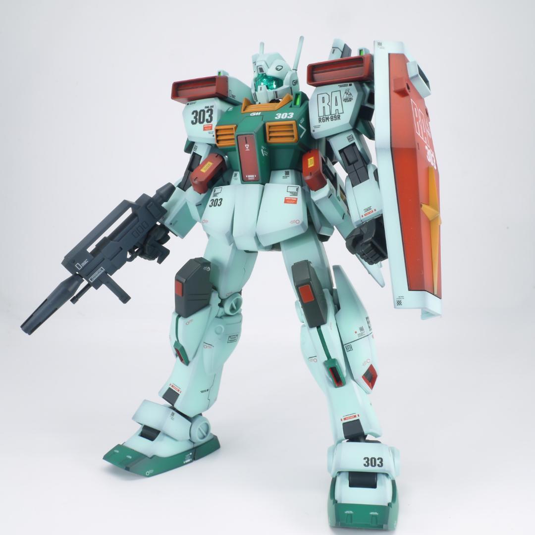 ガンプラ　HG ジムⅢ①　全塗装　完成品 HG ジムⅢ レビュー - ガンプラスタイル